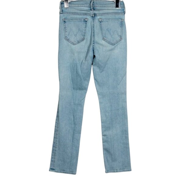 MOTHER THE RASCAL STRAIGHT JEANS IN WHEN IN ROME 25" EUC - Picture 5 of 6